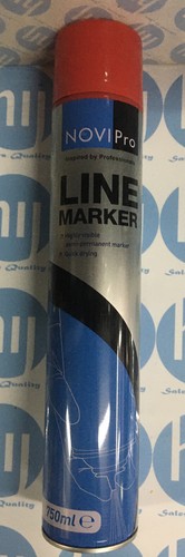 Red line marking spray - marking, paint