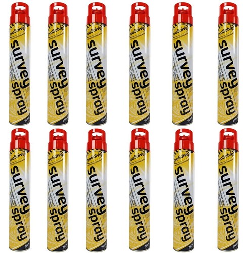 Red survey line marking - line,